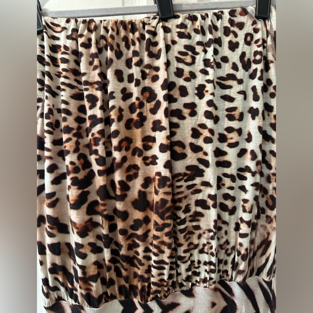Young, Fabulous & Broke Animal Print Maxi - Picture 3 of 11